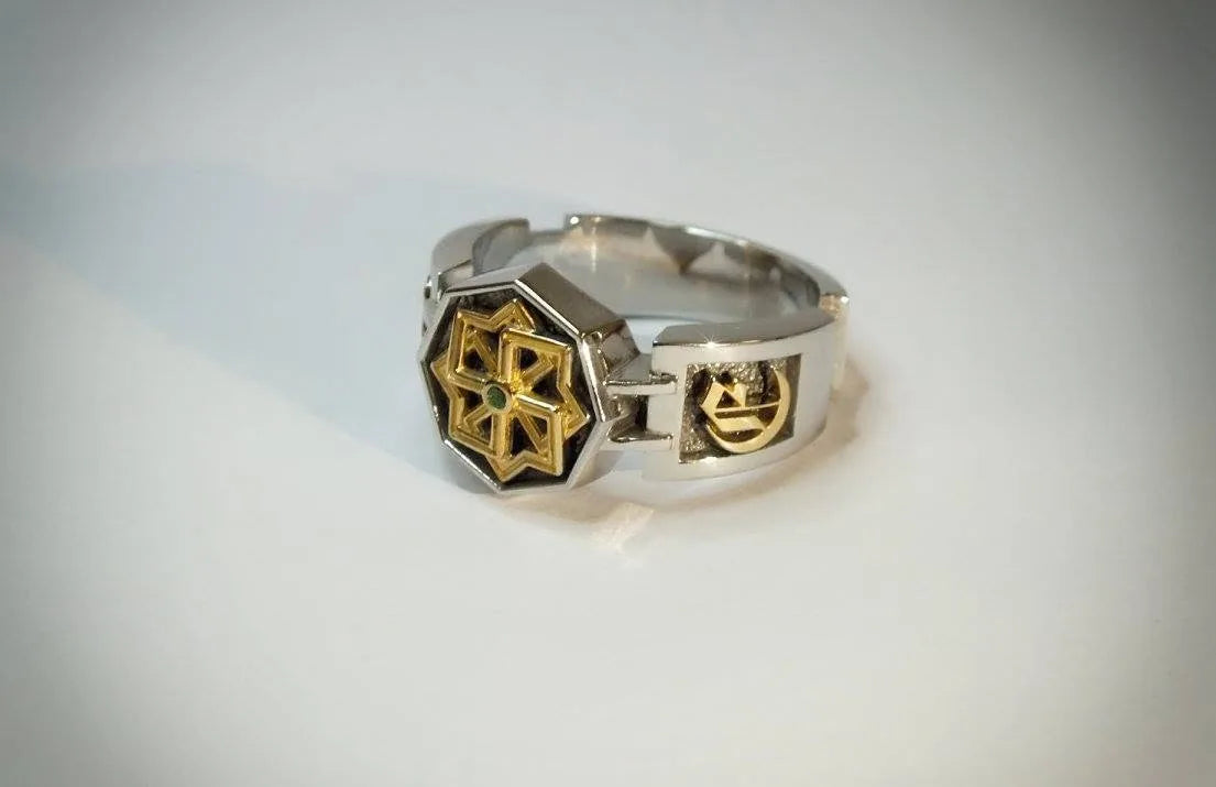 Ring med stjernemotiv