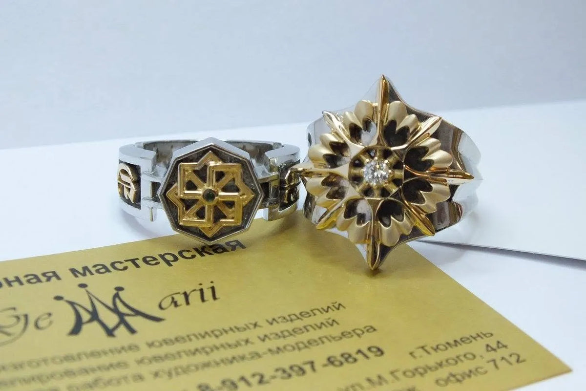 Ring med stjernemotiv — en anden vinkel