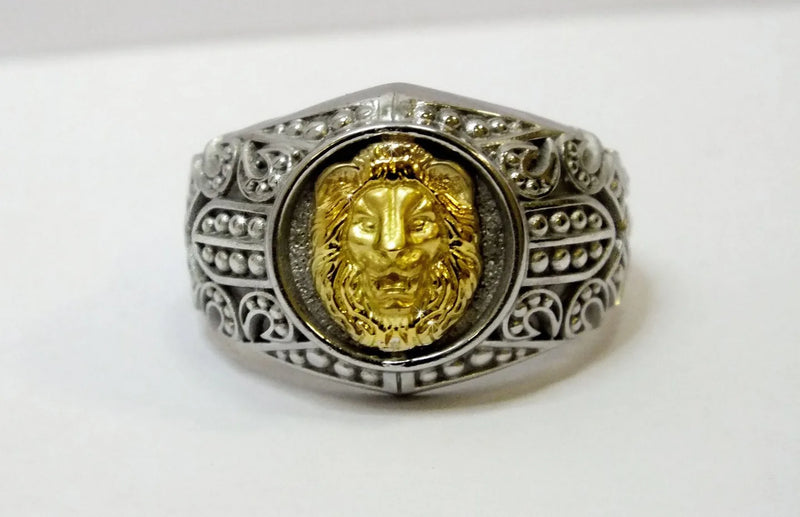 Ring med ovalt relief