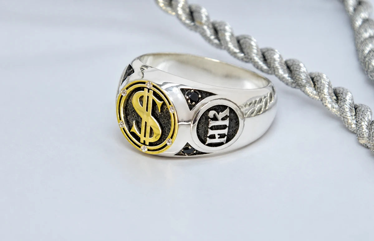 Ring med valutasymbol