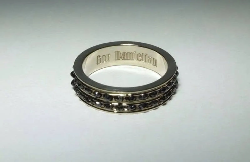Ring med flere mønsterrækker